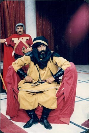 الممثل السوري صباح عبيد في مشهد من مسلسل البركان