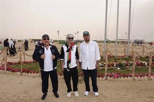 علي الراشد ومبارك النجادة ودعبدالحميد دشتي
