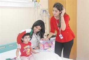  ومشاركة الاطفال فرحة العيد الوطني﻿