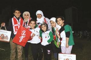 الاطفال استمتعوا بالاعياد﻿
