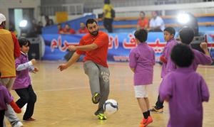 بشار الشطي خلال المباراة﻿
