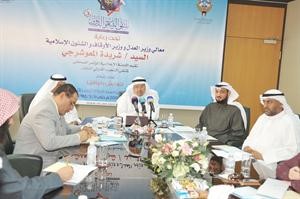 دعادل الفلاح خلال المؤتمر الصحافي 	اسامة ابوعطية﻿