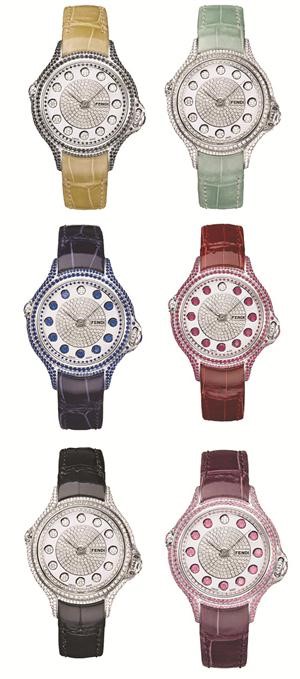 « FENDI »تضفي ألوان الأحجار الكريمة على مجموعة CRAZY CARATS PAVE