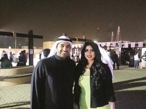 الشيخ محمد العبدالله وابرار المسعود