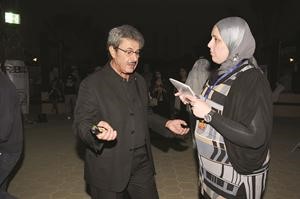 م مجبل المطوع متحدثا للزميلة رندى مرعي