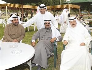 الشيخ احمد الجابر العبدالله والشيخ احمد العبدالله والشيخ حمد جابر العلي والشيخ دعيج الخليفة﻿