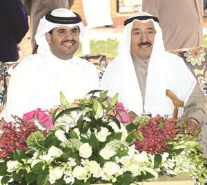 صاحب السمو الامير والشيخ دعيج الخليفة﻿