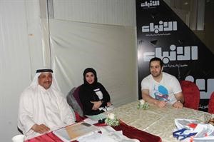 مشاركة من الانباء في المهرجان	انور الكندري﻿