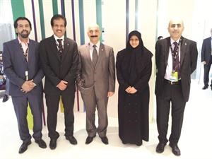 اسعد البنوان ووزير الاتصالات العراقي ووائل غنايم
