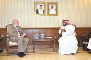 الشيخ ثامر العلي مع السفير الاسترالي﻿