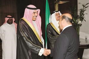 الشيخ صباح الخالد مرحبا بالسفير التونسي
