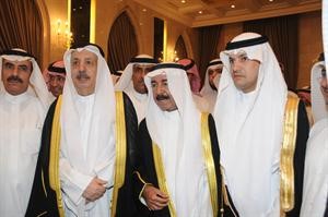 فلاح بن جامع ونجله فهد بن فلاح مع سلطان بن حثلين
