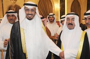 دمحمد الطبطبائي مباركا لسلطان بن حثلين