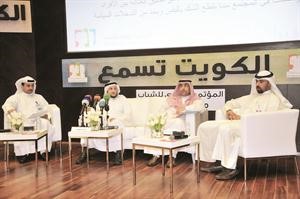 مشريدة المعوشرجي خلال اللقاء﻿
