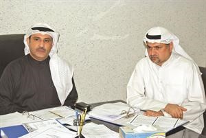 دمحمد الفايز ودهاني الزلزلة من معهد الابحاث
