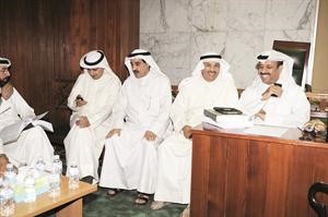 عمار مقطوف ووليد الجاسم وعبدالعزيز الحبيب واحمد المنفوحي﻿