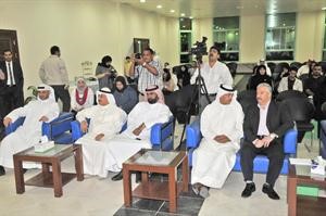 عدد من المشاركين في الورشة 	محمد خلوصي﻿