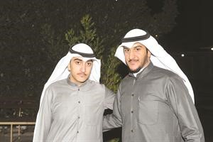 المعرس نواف الشمري وشقيقه مشعل
