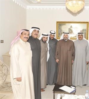 عناد الظفيري والشيخ طلال الفهد والمعرس نواف الشمري وخالد الانصاري وفيصل الدخيل واللواء يحيى الصالح

