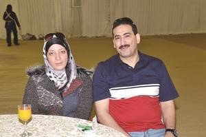 الزميل سامح عبدالحفيظ وحرمه﻿
