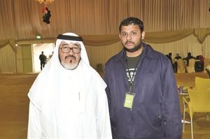 الزميل يوسف عبدالرحمن والزميل فياز﻿