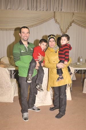 الزميل محمد ناصر وعائلته﻿