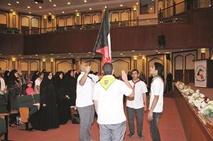 احدى فقرات الحفل
