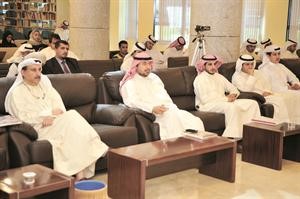 دحامد العبدالله ودابراهيم الهدبان وجانب من الحضور﻿