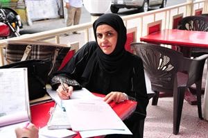 تحرير احدى المخالفات
