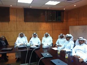 جانب من اجتماع نقابة تكنولوجيا التعليم في مركز التدريب
