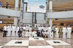 وفد الحرس خلال زيارته الى كلية الدراسات التكنولوجية﻿
