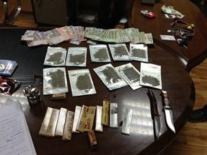 المتهمون والمضبوطات احيلوا الى الادارة العامة لمكافحة المخدرات﻿