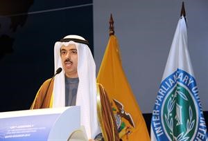 الرئيس علي الراشد يلقي كلمته﻿