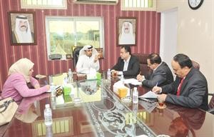 ياسر الكندري خلال المؤتمر متين غوزال
