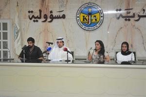 المتحدثون في المؤتمر الصحافي لمهرجان Everything Festivalسعود سالم﻿