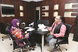 الانصاري في حوار مع الزميل اسامة دياب
