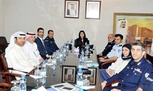دافراح الصراف تتراس الاجتماع مع الادارة العامة للاطفاء 	متين غوزال﻿