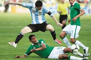 ميسي فشل في التهديف امام بوليفيا رويترز