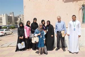 المشاركون في الحملة على المنشات الغذائية في المستشفيات﻿