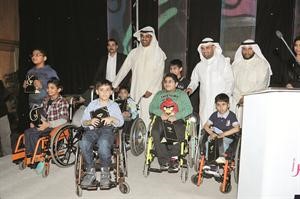 مجموعة من ذوي الاحتياجات شاركوا في حملة انا اقرا﻿