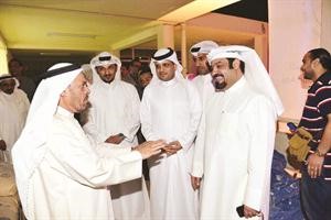 السليم والمطيري وعبدالرحمن الصالح في القاعة
