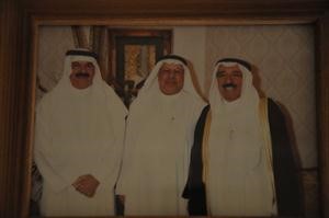 صاحب السمو الامير الشيخ صباح الاحمد وحامد الايوب في احدى المناسبات