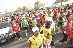 جانب من الماراثون 	سعود سالم﻿