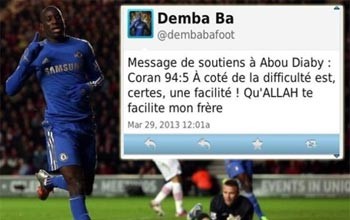 لاعب تشيلسي يستشهد بـ "آية قرآنية" لمساندة صديقه