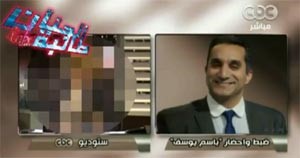 بالفيديو.. مداخلة باسم يوسف على "CBC" بعد صدور أمر ضبطه :"ماعاش اللي يهين الريس"