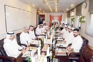 ماحمد المنفوحي مترئسا اجتماع الفريق المختص بتجميل المدن الخليجية
