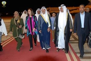  وصول وفد مجلس الامة برئاسة الراشد وفي استقباله الخرينج ودشتي﻿