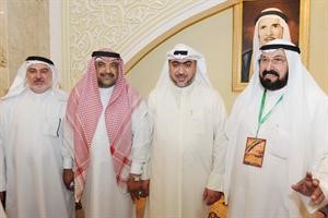 خليل الصالح وخالد الشطي وعباس القطان قدموا التهاني﻿