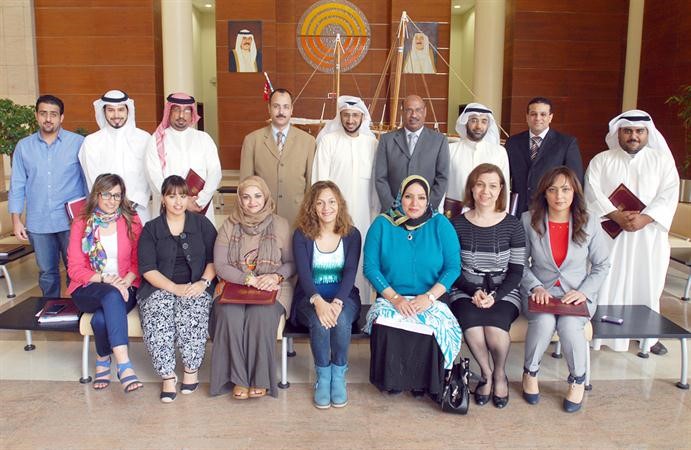 المشاركون في البرنامج التدريبي﻿
