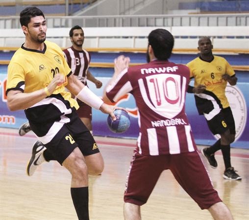 علي الحداد ونواف الشمري في لقاء سابق	الازرق كوم﻿